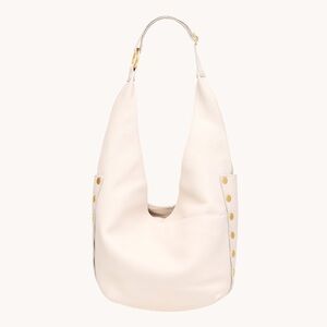 Hammit Tom Leather Hobo Bag in cream 🍦